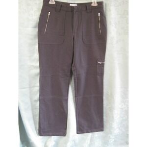 George & Martha Cargo Pants Size 8 Gray Stretch Denim